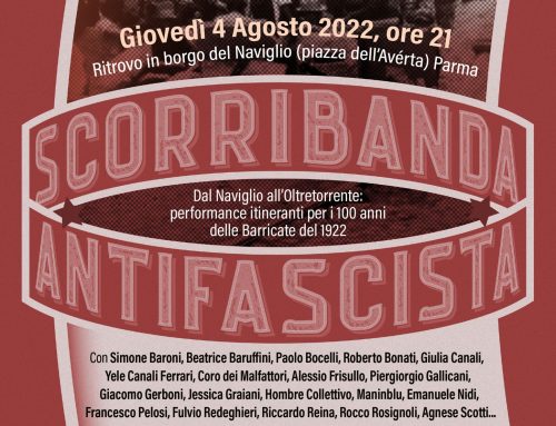 Scorribanda antifascista. Performance itinerante per le Barricate – Giovedì 4 Agosto 2022